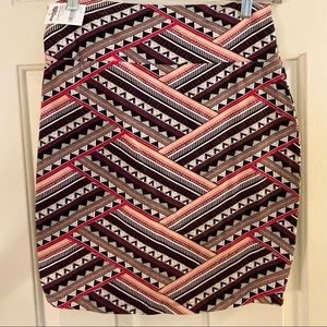 NWOT Women’s Charlotte Russe stretch mini skirt. Size 1X.